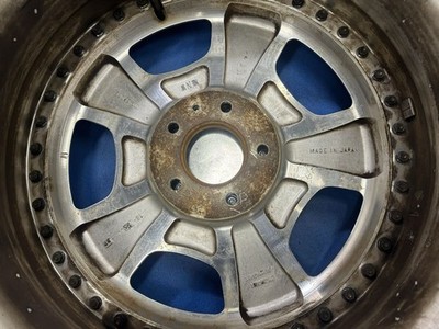 JDM Rare WORK HINODEX STERN 1818X9.5JJ +38 PCD 114.3/5H Used 2-Book De No Tires - Image 8