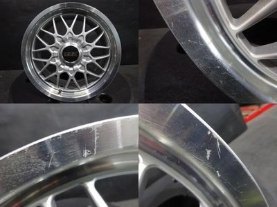 JDM PCD114.3/5HBBS RG170168J +35Rare Crown Silvia Mark II RX-7 Out of No Tires - Image 5