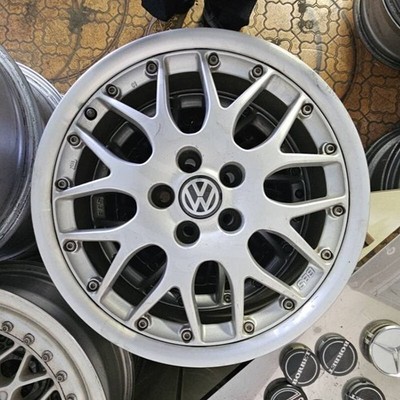 JDM Rare Genuine VW BBS RS771 166.5J +42 PCD100 4Book Golf Prius Sient No Tires