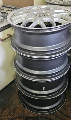 JDM Rare Genuine VW BBS RS771 166.5J +42 PCD100 4Book Golf Prius Sient No Tires - Image 2