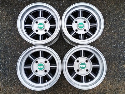 JDM Deep rim Hayashi Street wheels 136.5J/7J 4-hole PCD 114.3 rare siz No Tires - Image 2