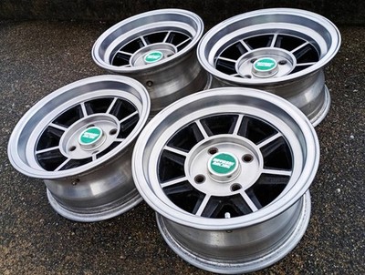 JDM Deep rim Hayashi Street wheels 136.5J/7J 4-hole PCD 114.3 rare siz No Tires - Image 5