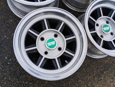 JDM Deep rim Hayashi Street wheels 136.5J/7J 4-hole PCD 114.3 rare siz No Tires - Image 6