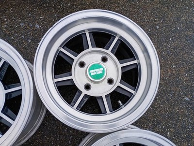 JDM Deep rim Hayashi Street wheels 136.5J/7J 4-hole PCD 114.3 rare siz No Tires - Image 9