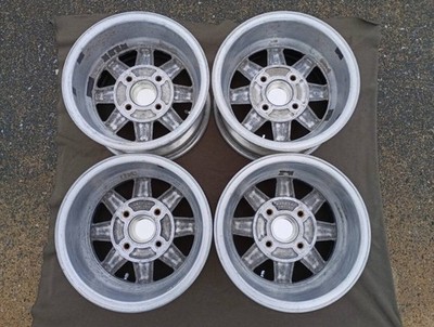 JDM Deep rim Hayashi Street wheels 136.5J/7J 4-hole PCD 114.3 rare siz No Tires - Image 10