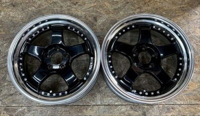 JDM RareSSR SP1 188J +37 PCD114.3 5-hole 5H Deep Rim Fits Silvia Skyli No Tires