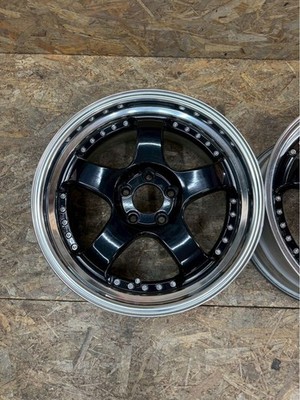 JDM RareSSR SP1 188J +37 PCD114.3 5-hole 5H Deep Rim Fits Silvia Skyli No Tires - Image 2