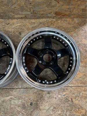 JDM RareSSR SP1 188J +37 PCD114.3 5-hole 5H Deep Rim Fits Silvia Skyli No Tires - Image 3