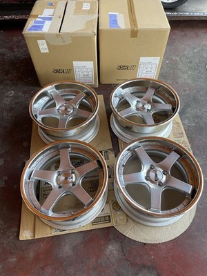 JDM SSR SP4R 7j 7.5j 4H100 Professor 4Book Set Deep Rim No Tires