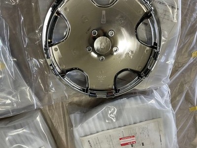JDM TinKi Genuine Chrome Wheel Caps Set of 4 No Tires