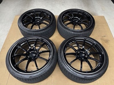 JDM ADVAN Racing RZ II 8.5J +38 + MINERVA RADIAL F205 245/35R19 4-piec No Tires