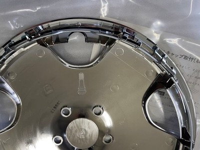 JDM TinKi Genuine Chrome Wheel Caps Set of 4 No Tires - Image 3