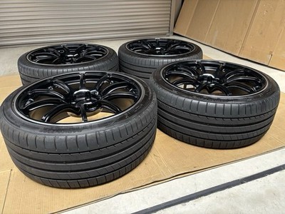 JDM ADVAN Racing RZ II 8.5J +38 + MINERVA RADIAL F205 245/35R19 4-piec No Tires - Image 2