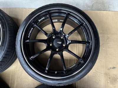 JDM ADVAN Racing RZ II 8.5J +38 + MINERVA RADIAL F205 245/35R19 4-piec No Tires - Image 4