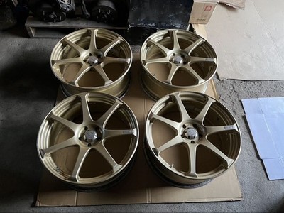 JDM Yokohama ADVAN AVS Model T7 18-inch wheels 7.5j +50 offset PCD 100 No Tires