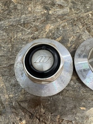 JDM RareWORK MEISTER S2R Center Wheel Cap Ornament WORK Meister Rare No Tires - Image 2