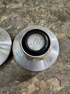 JDM RareWORK MEISTER S2R Center Wheel Cap Ornament WORK Meister Rare No Tires - Image 3