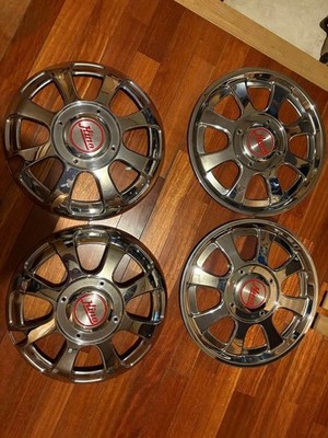 JDM Hino Wheel Caps Set of 4 Black Plated No Tires