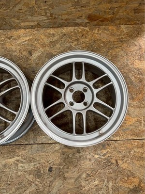 JDM RareENKEI RPF1 17x7J +43 PCD100 4-hole 4H lightweight Fits Civic Ro (No Tires) - 画像 (3)