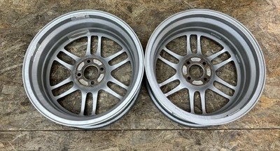 JDM RareENKEI RPF1 17x7J +43 PCD100 4-hole 4H lightweight Fits Civic Ro (No Tires) - 画像 (4)