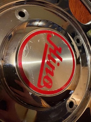 JDM Hino Wheel Caps Set of 4 Black Plated No Tires - Image 6