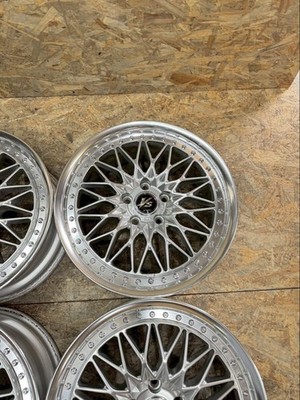 JDM Rare WORK VS-XV 188J +40 PCD114.3 5-hole 5H Fits Silvia Skyline JZ No Tires - Image 4