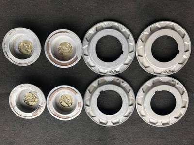 JDM WORK REZAX Used Wheel Center Caps 4 Individual Set No Tires - Image 7