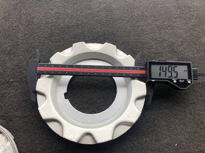 JDM WORK REZAX Used Wheel Center Caps 4 Individual Set No Tires - Image 10