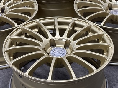 JDM Excellent Condition Connoisseur No.151C 17in 8J +40 PCD114.3 4-Wheel Set (No Tires) - 画像 (2)