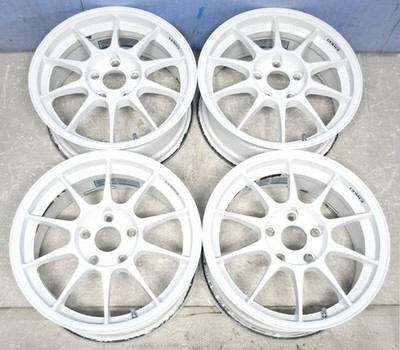 JDM Rare Enkei ES Tarmac Competition Wheels 167J 5H-114.3 +45 White 4B No Tires
