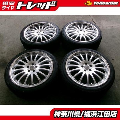 JDM Mail-order onlycurl Son 1/16RS8.5/9.520+35/+40 5H112Tires included (No Tires)