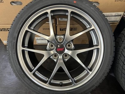 JDM SALE Finished Genuine WRX STI BBS forged wheels 188.5J ET55 114.3/ No Tires - Image 2