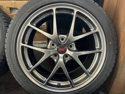 JDM SALE Finished Genuine WRX STI BBS forged wheels 188.5J ET55 114.3/ No Tires - Image 3