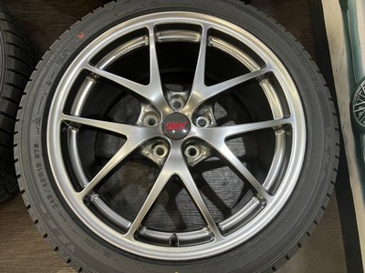 JDM SALE Finished Genuine WRX STI BBS forged wheels 188.5J ET55 114.3/ No Tires - Image 5