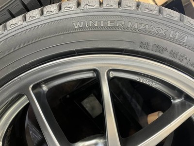 JDM SALE Finished Genuine WRX STI BBS forged wheels 188.5J ET55 114.3/ No Tires - Image 9