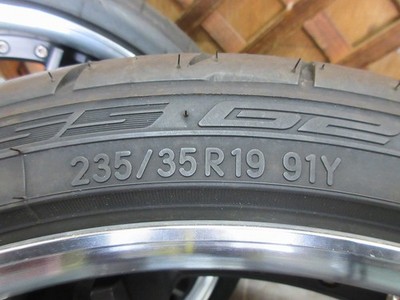JDM W339WORK Gnosis & NITTO 4Book F:8.5J +48 225/35R19 R:9.5J +40 235/ No Tires - Image 10