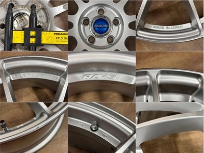 JDM RAYS GLAVORAGE 57 EXTREME 4Book 187.5J +50 PCD100 5H Rays Wheel On No Tires - Image 8