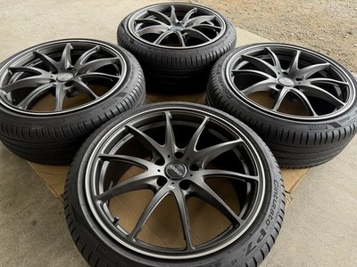 JDM No curb rash. 4-Book. Rays RAYS VOLKRACING G25 8.5J +42 5H-112 for No Tires - Image 6