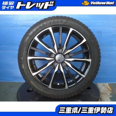 JDM 225/45-17 Goodyear ICENAVI8 AME VALKYRIE 17x7J +38 5H1114.3 Used St (No Tires)