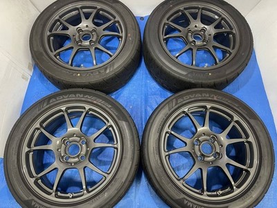 JDM Rare TWS Tan'ei-sha forging T66-F 16x7J+35_100/4 Yokohama Advan AD No Tires
