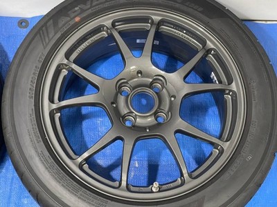 JDM Rare TWS Tan'ei-sha forging T66-F 16x7J+35_100/4 Yokohama Advan AD No Tires - Image 3