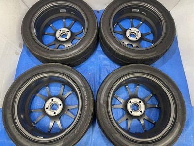 JDM Rare TWS Tan'ei-sha forging T66-F 16x7J+35_100/4 Yokohama Advan AD No Tires - Image 8