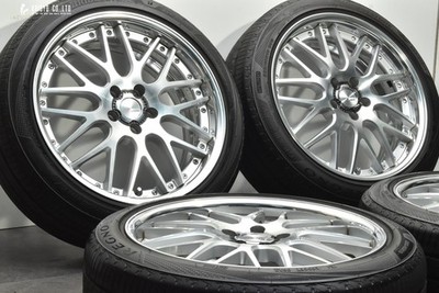 JDM 2-PieceWORK Lanvec LM1 19in 8J+43 PCD114.3 Legno GR-XIII RV 225/45 No Tires - Image 2
