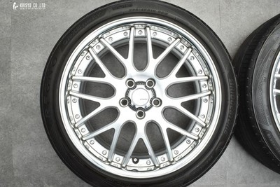 JDM 2-PieceWORK Lanvec LM1 19in 8J+43 PCD114.3 Legno GR-XIII RV 225/45 No Tires - Image 3