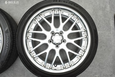 JDM 2-PieceWORK Lanvec LM1 19in 8J+43 PCD114.3 Legno GR-XIII RV 225/45 No Tires - Image 4