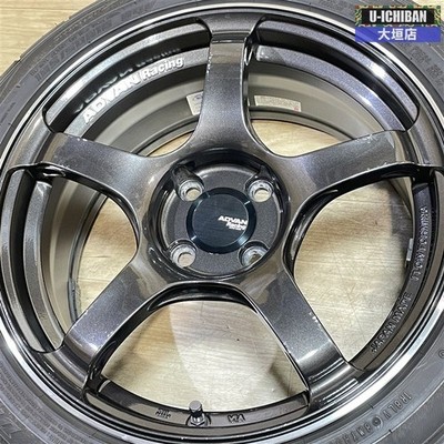 JDM ND Roadster Tuner Size Advan TC-4 7-16 +42 +31 4H100 Dunlop Direzz No Tires - Image 2