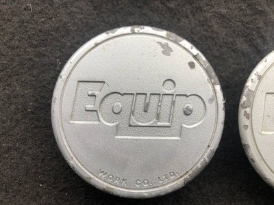 JDM WORK Equip Used Wheel Center Caps 2 Individual Sets ① No Tires - Image 3