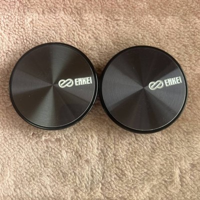 JDM Used set of 4 center caps for C200-40 Enkei aluminum wheels Part N No Tires - Image 2
