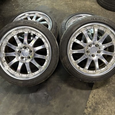 JDM Carlsson 19-inch wheels and 4-pack of REGNO tires with excellent t No Tires