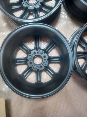 JDM Black Racing PCD100 4-hole 6.0J Eight-spoke wheels for Kei cars sm No Tires - Image 8